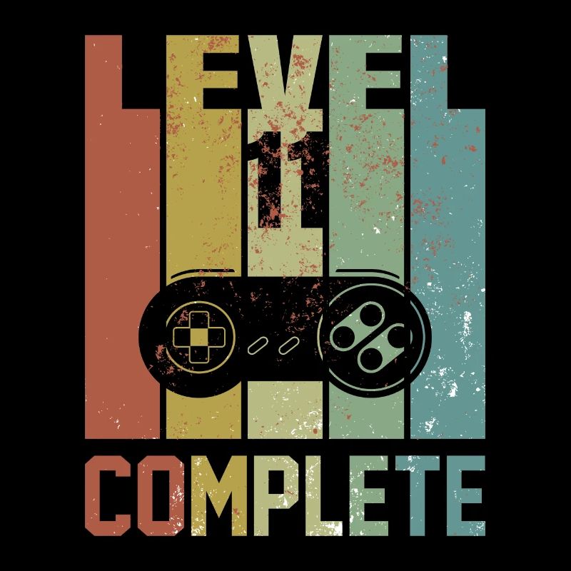 Level 11 Complete Geburtstagsshirt Jugend Geschenk
