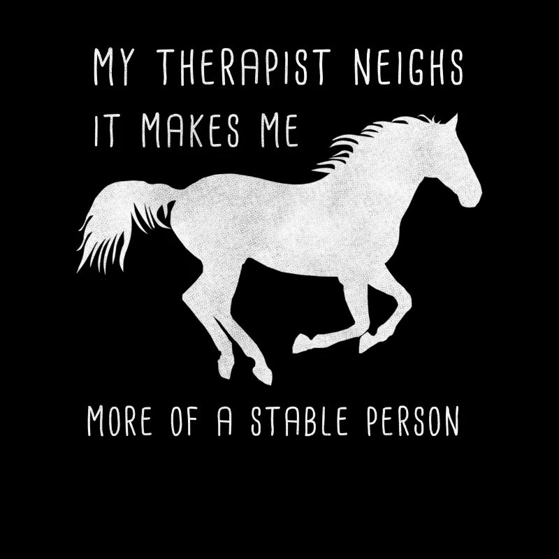 Equine therapy comic design / gift