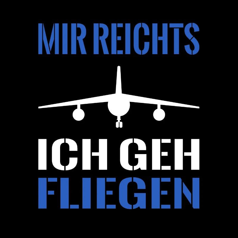Pilot Flugzeug Piloten Geschek Spruch