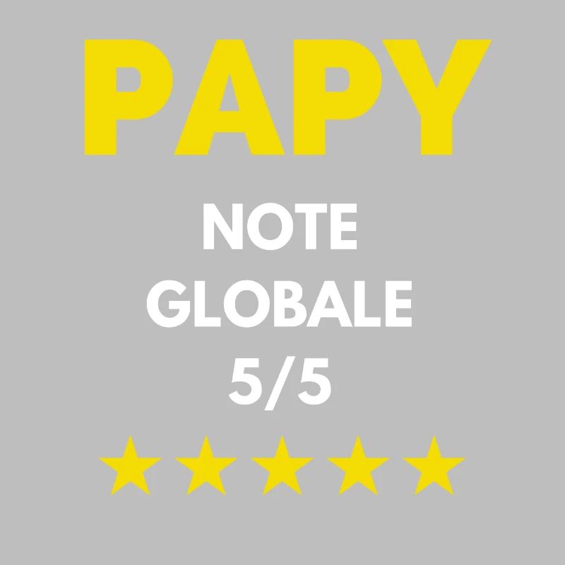 PAPY NOTE 5 sur 5 ÉTOILES