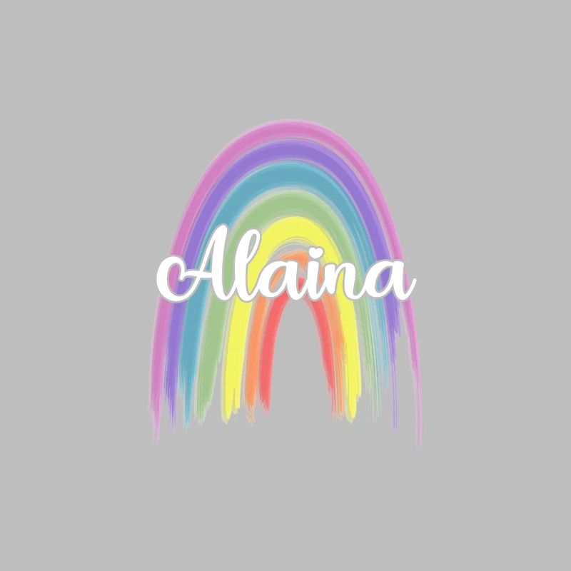 ALAINA Rainbow Cursive
