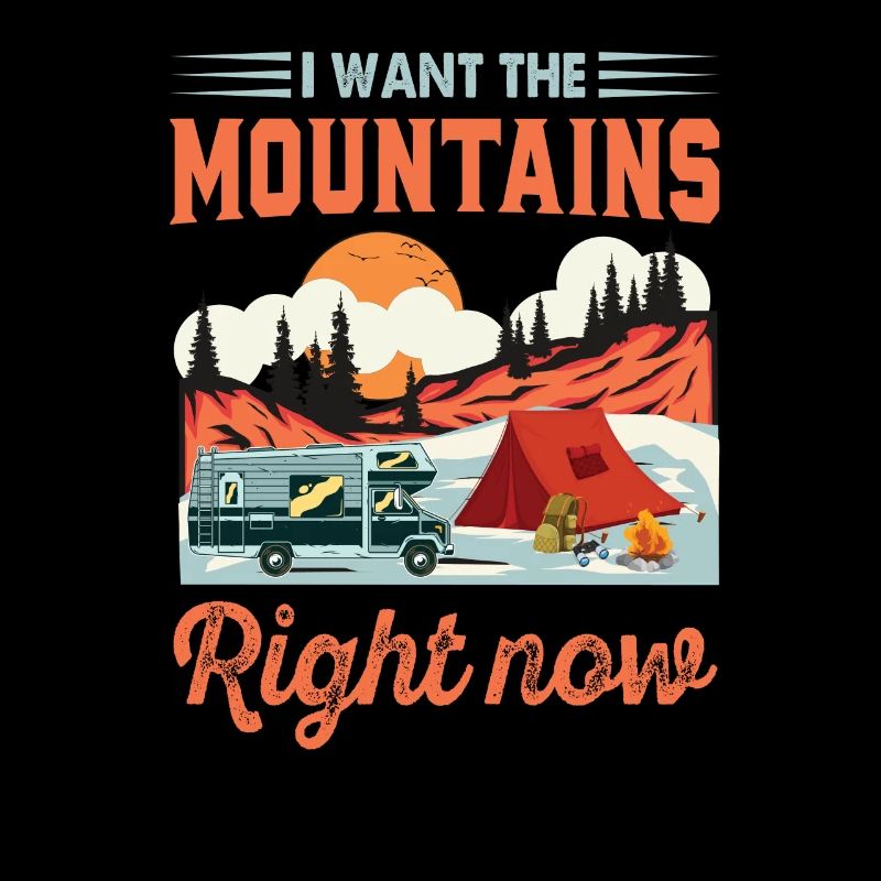 Camping Camping Tent Caravan Mountains