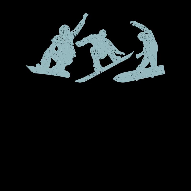 Freestyle Snowboarder Jumping Freestyle Downhill
