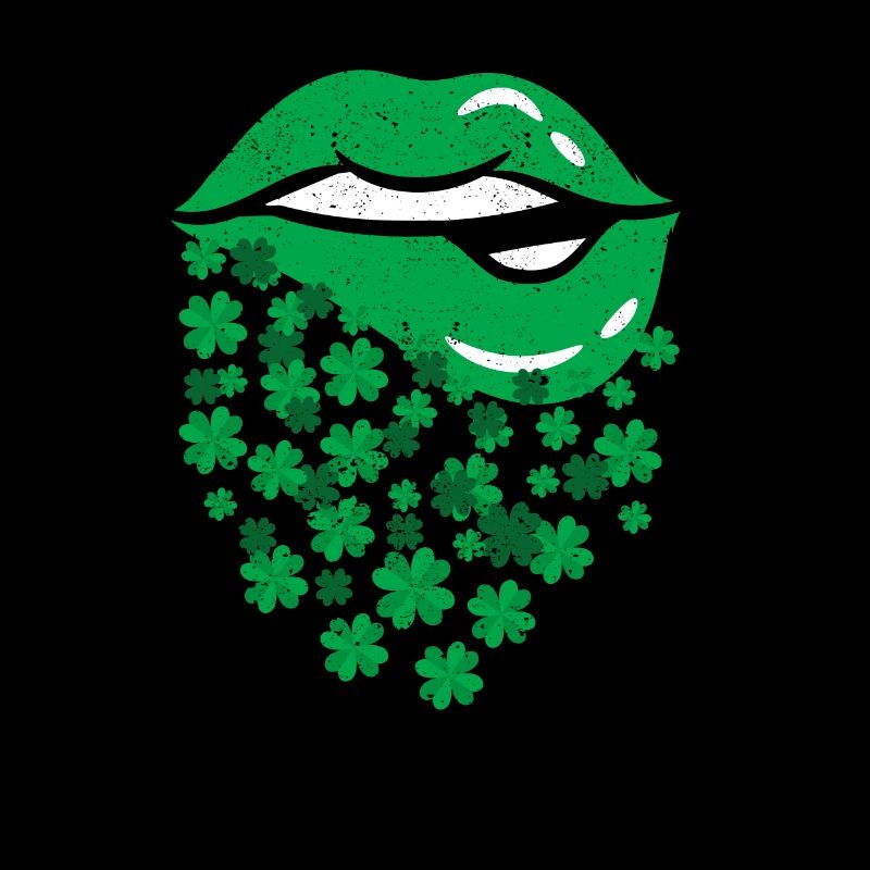 Lèvres Sexy Vert Cool Irrèfle St Patricks