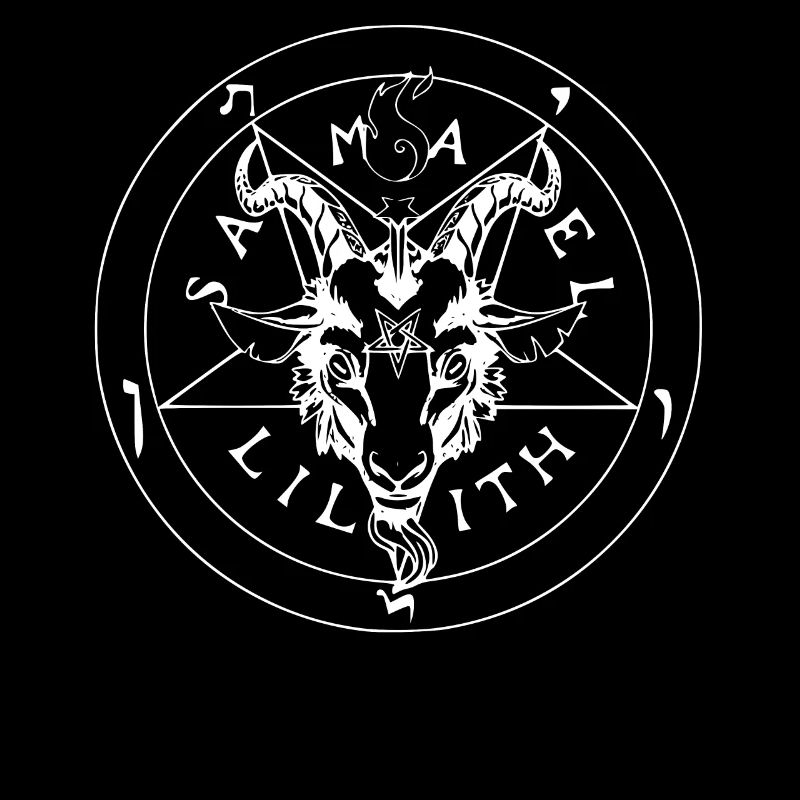 Satan Hexe occulte Sorcière gothique Lucifer Baphomet