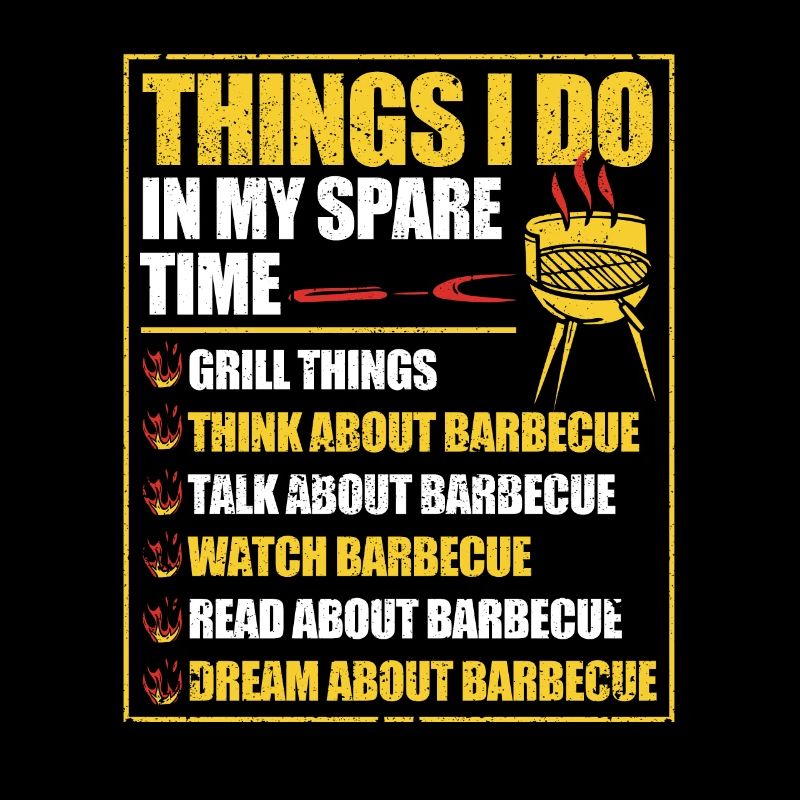 Dinge, die ich in meiner Freizeit tue Barbecue