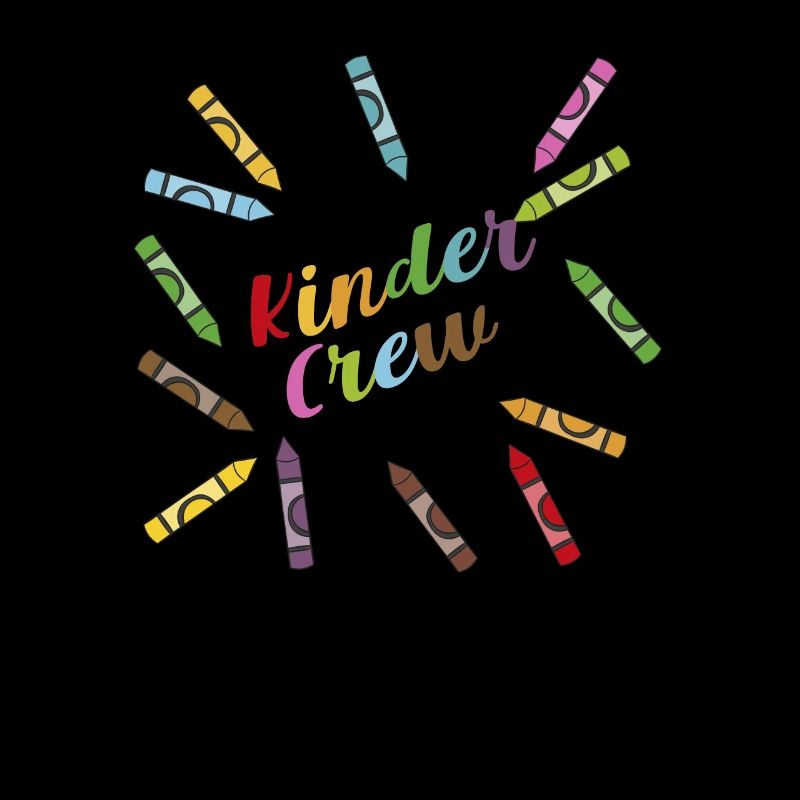 Kinder Crew Kindergarten Lehrer Lustig Erster Tag