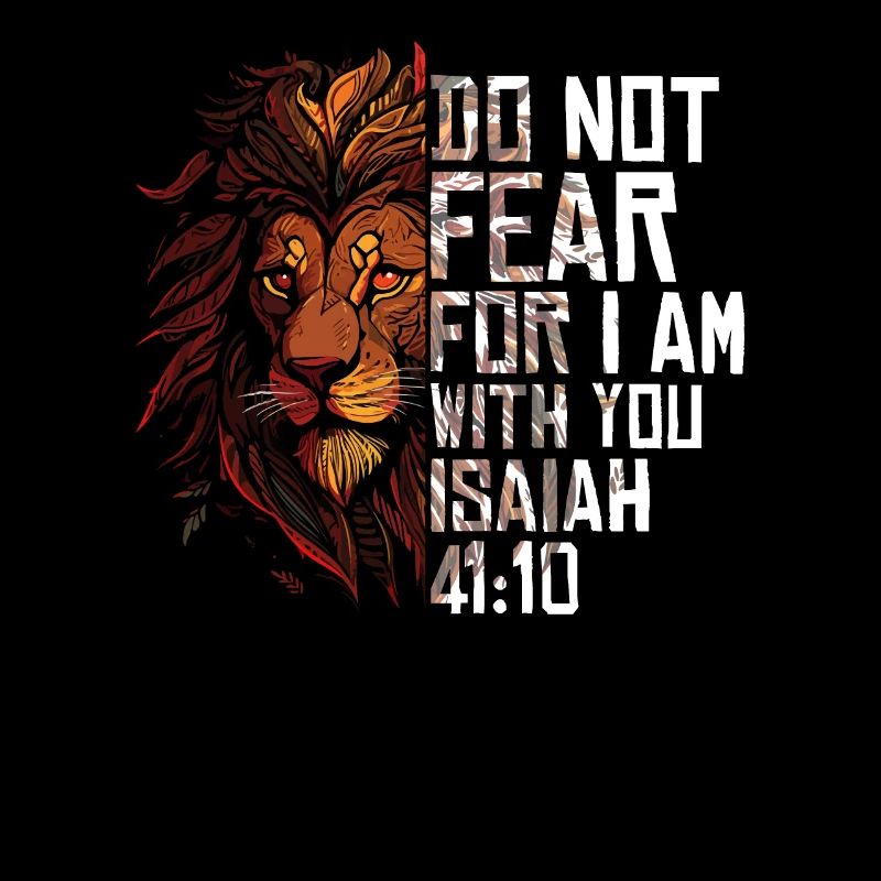 Christian Religious Bible Scriptures Sayings Lion