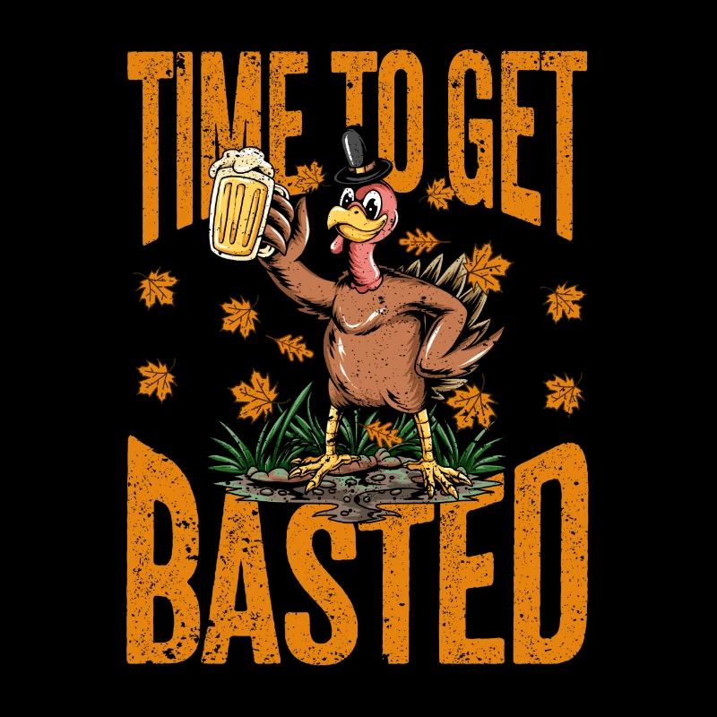 Time to get drunk Funny beer-drinking Thank you