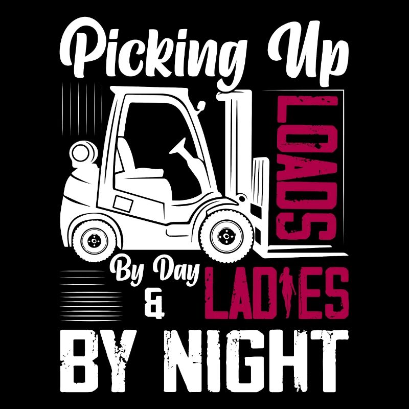 Picking Up Loads By Day & Ladies By Night Forklift