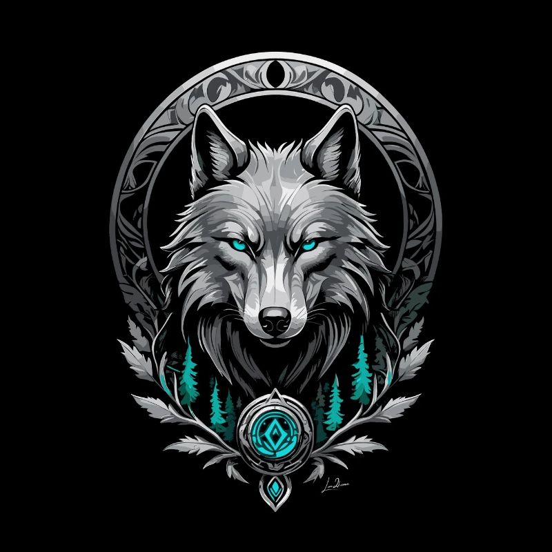Mittelalterlicher Polarwolf