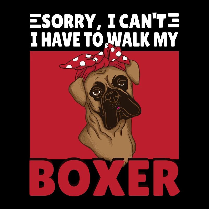 Lustiger Boxer Hund Spruch Geschenk