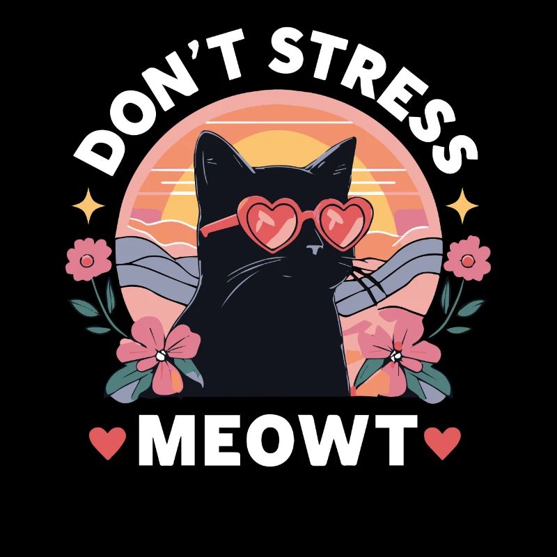 Don't Stress Meowt Cat Cute Kitten