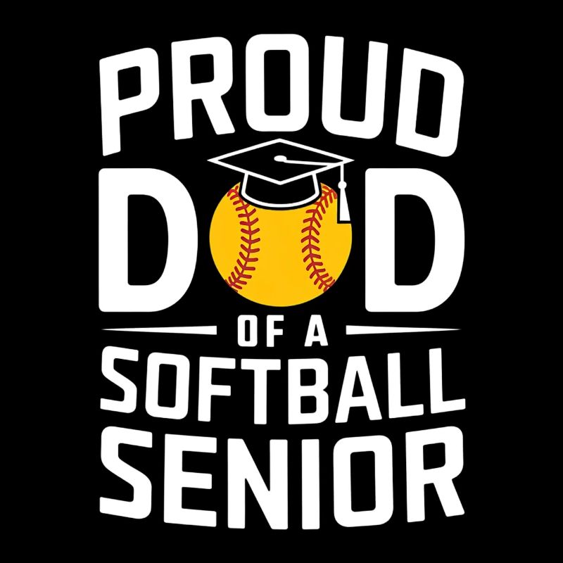 Stolzer Softball Papa Abitur Abschluss