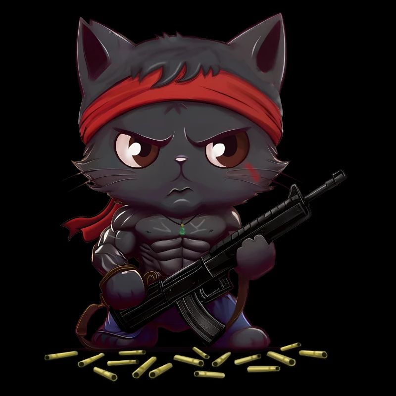 La vendetta Kitty de Rambo