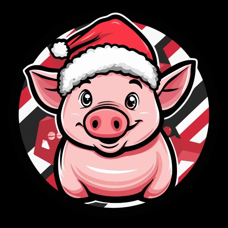 Schwein Weihnachten Tier