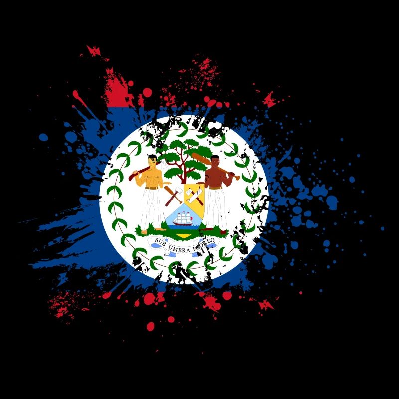 Belize Flagge Belizer