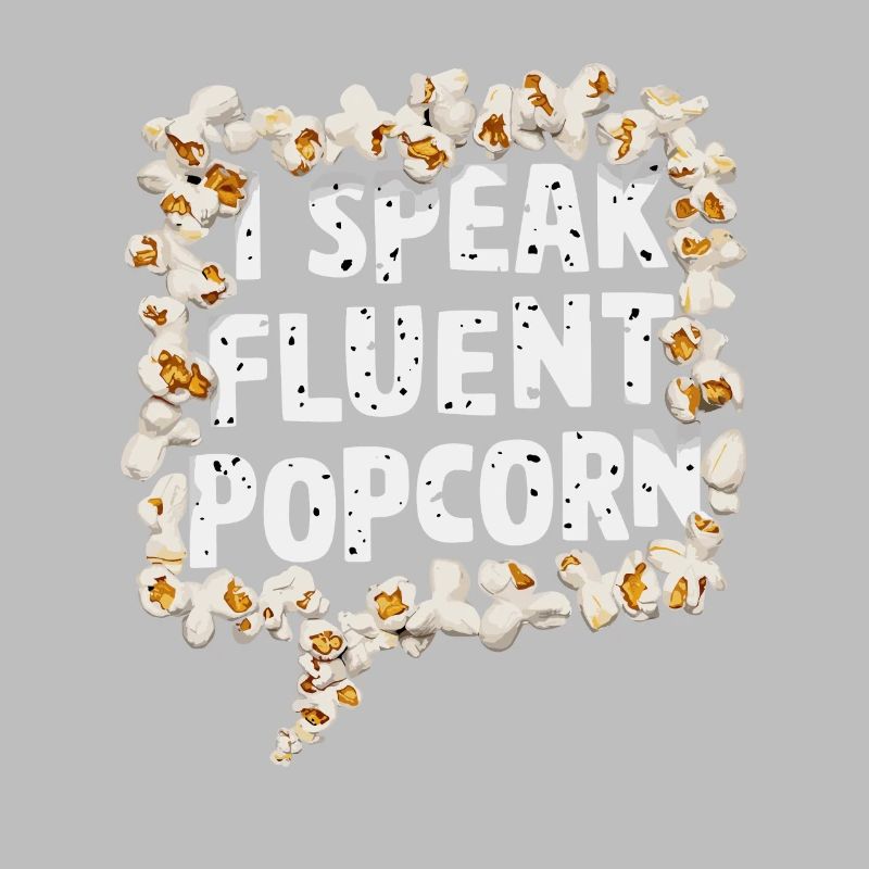 Dicton de pop-corn amusant, pop-corn en rafale