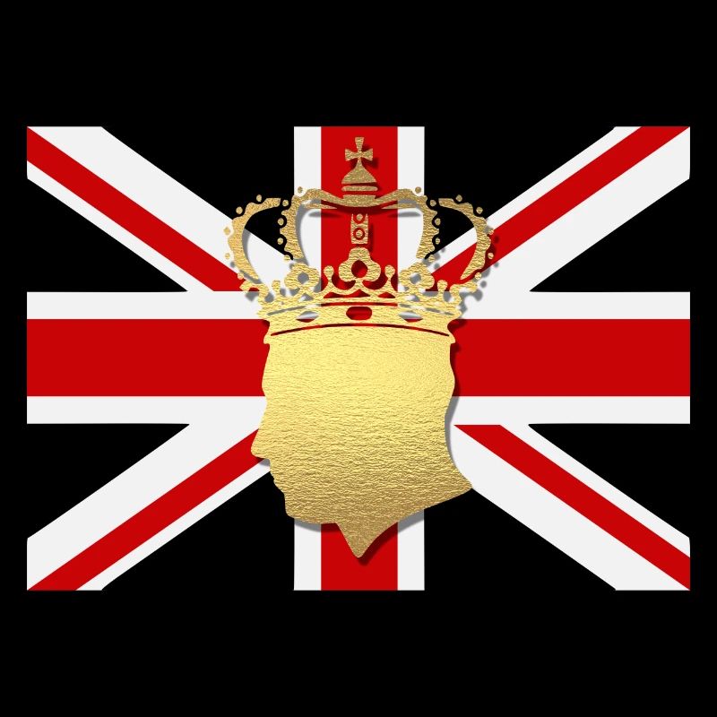 British King Coronation Charles England Flag