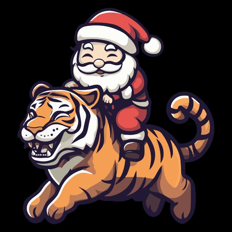 Tigre Père Noël