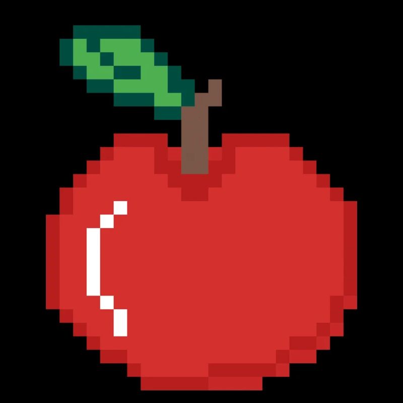 Apfel Pixel Art