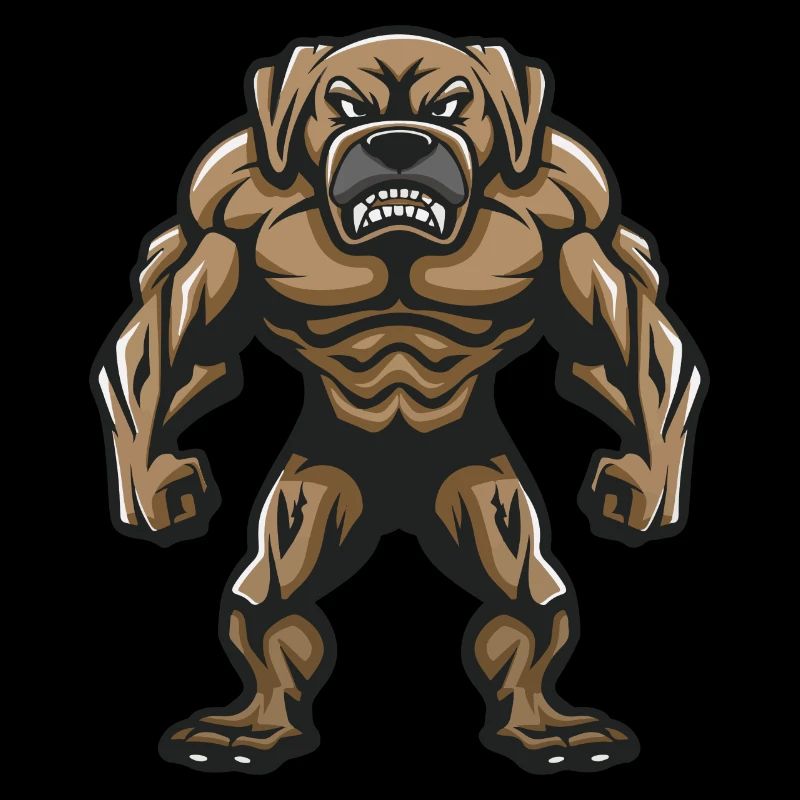 Boxer Hund Comic