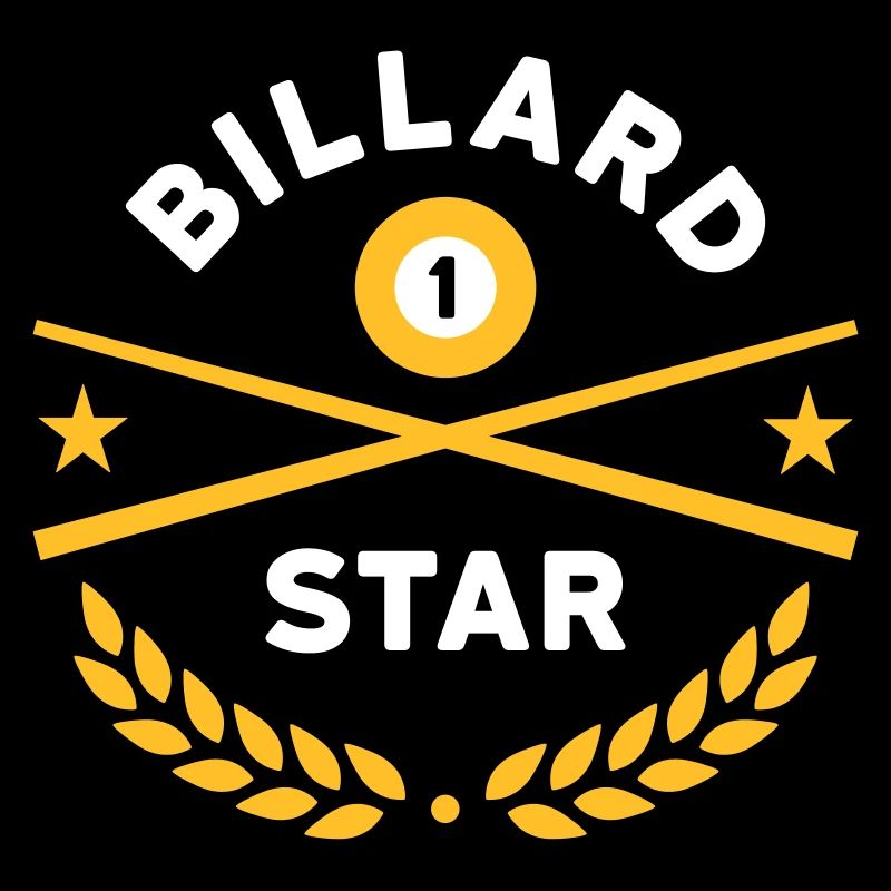 Étoile de billard (queues de billard, boule de billard, étoiles)