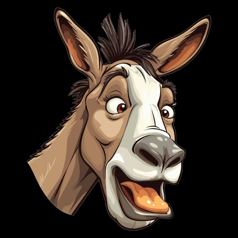 Crazy Esel Comic Style