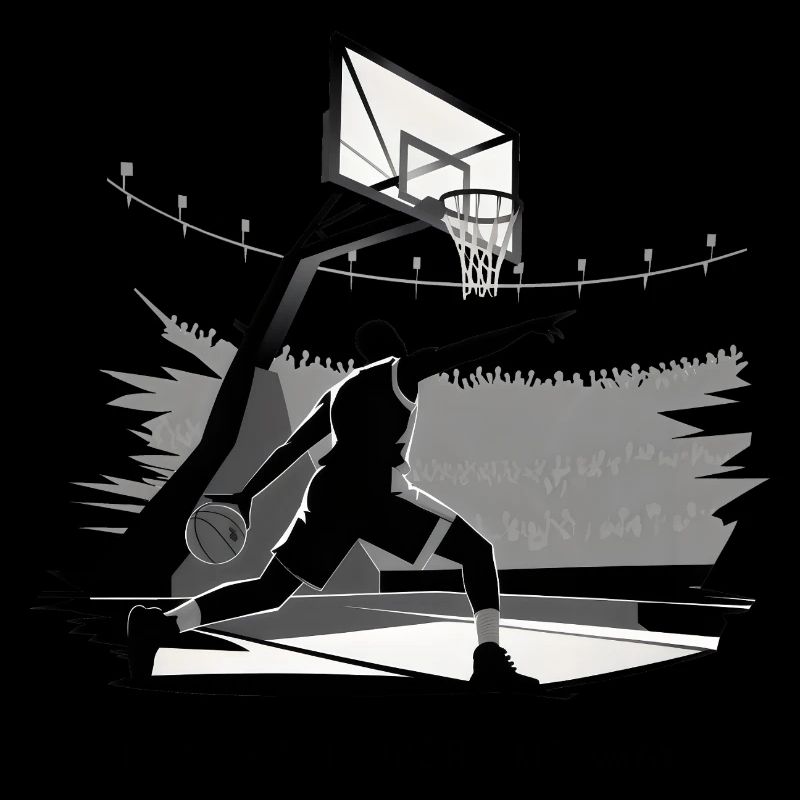Dunking My Problems Basketball à l’extérieur
