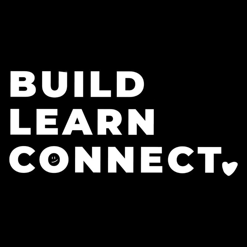 Typographie Build Learn Connect