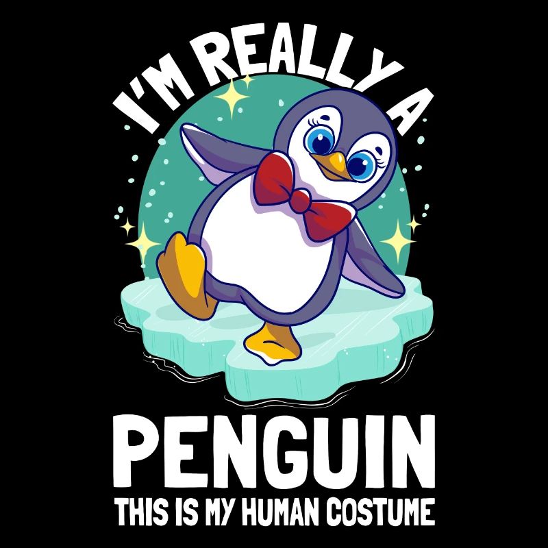 Pingouins Je suis vraiment un pingouin Mignon Pingouin