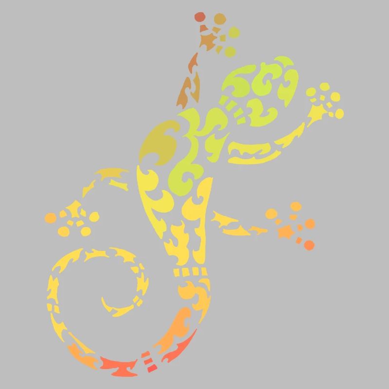 Bunter Gecko oder Salamander