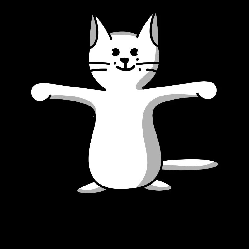 Hug me - cat (a)