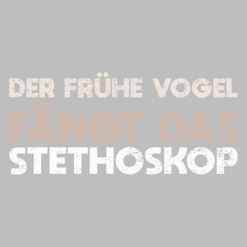 Der Frühe Vogel Fängt Das Stethoskop