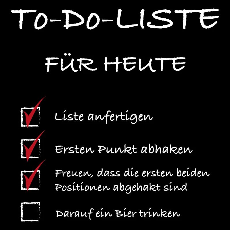 To Do Liste - Bier - Geschenk