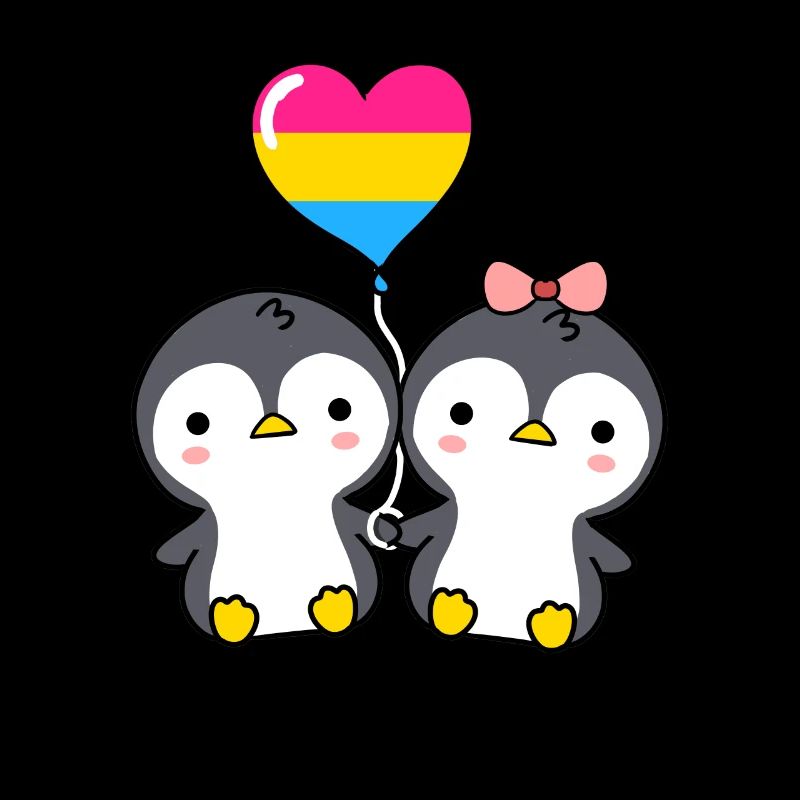 Pinguin-Paar Pan Pride
