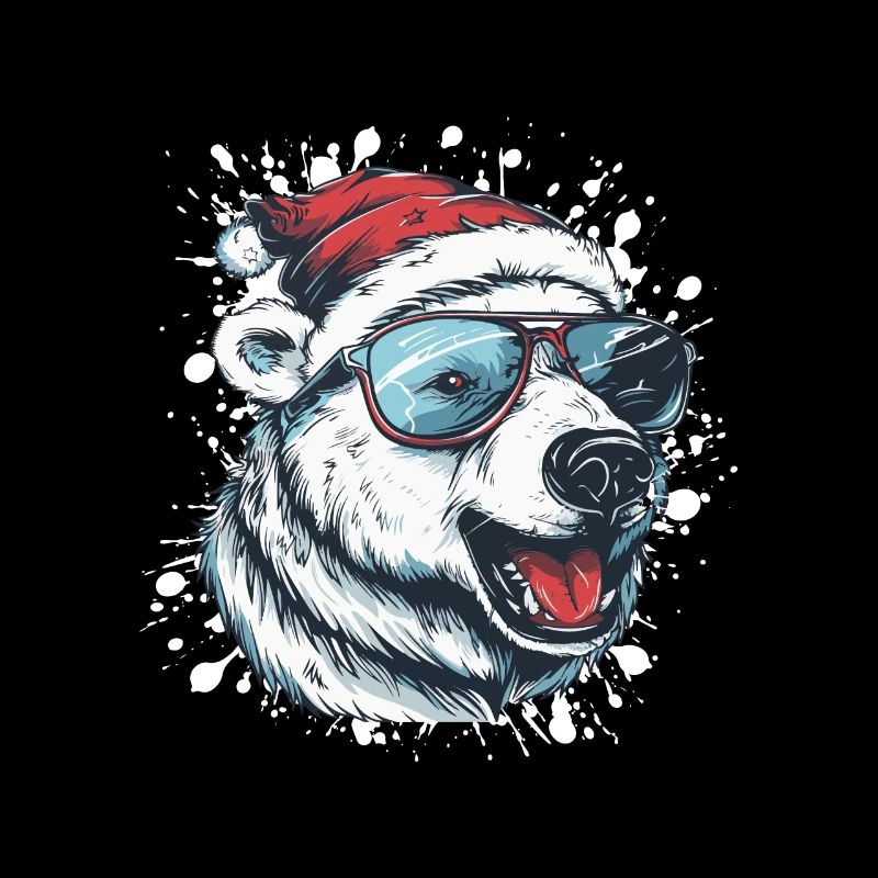 Polar Bear Christmas Funny