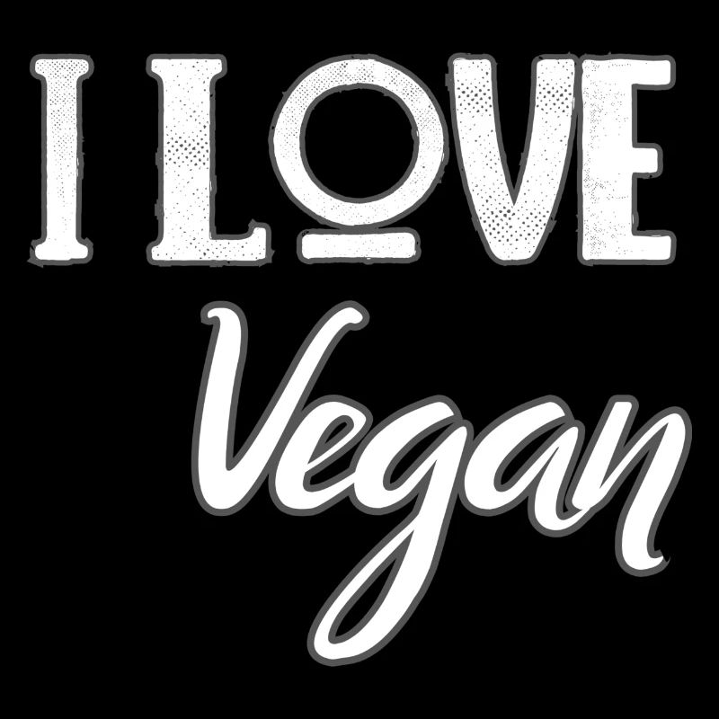 Ich liebe vegan.