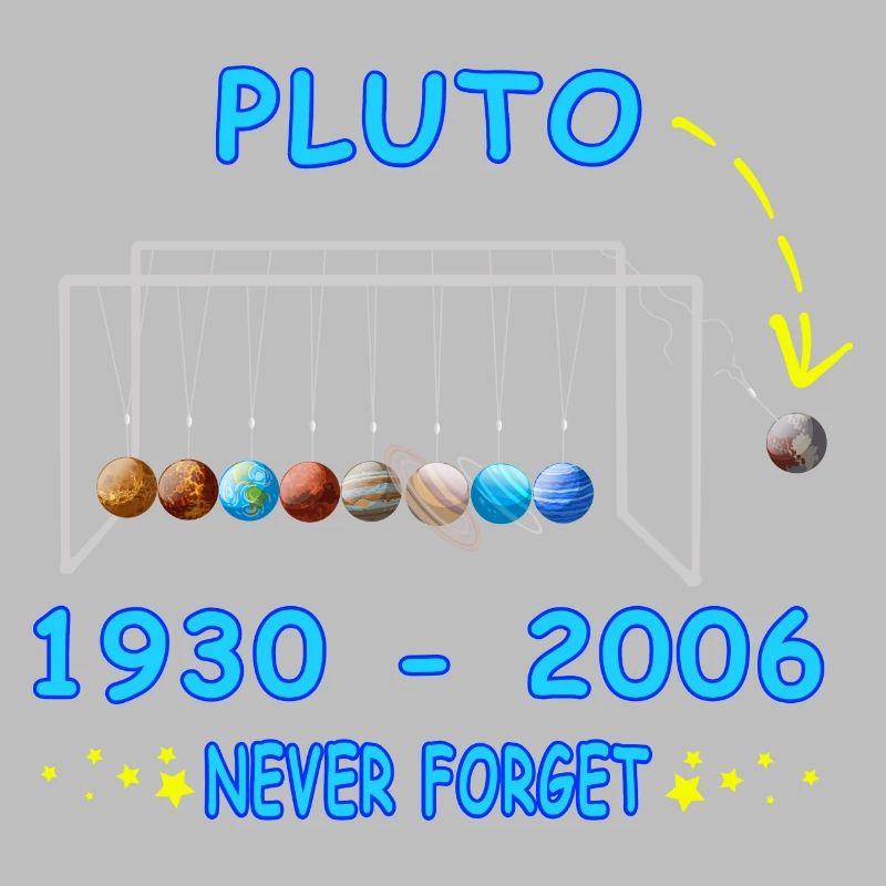 Never Forget Pluto Lustiges Planet Pluto