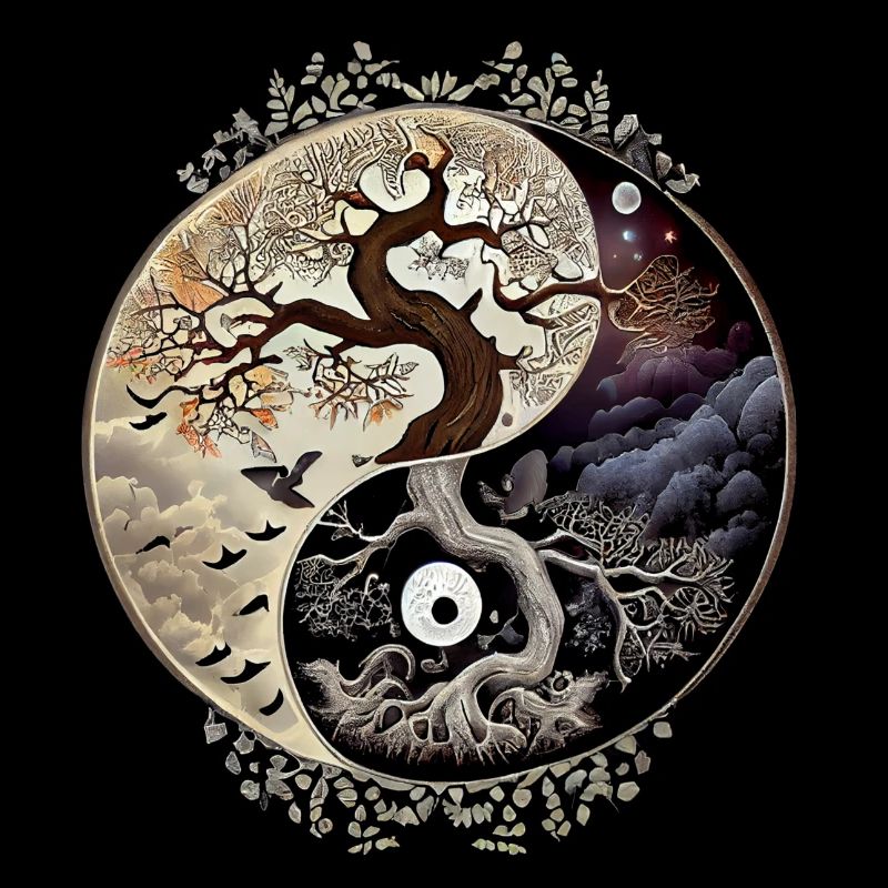 Baum des Lebens Yin Yang