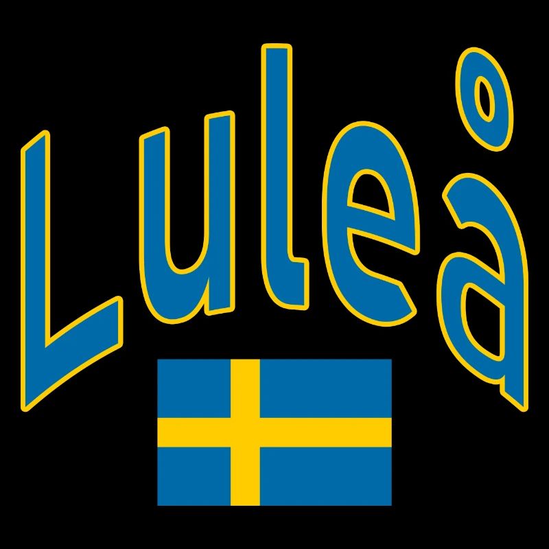 Luleå sweden flag