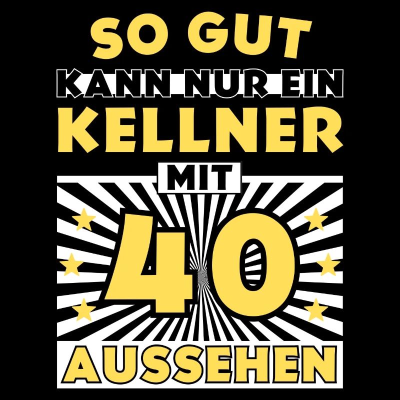 So gut kann nur ein Kellner mit 40 aussehen