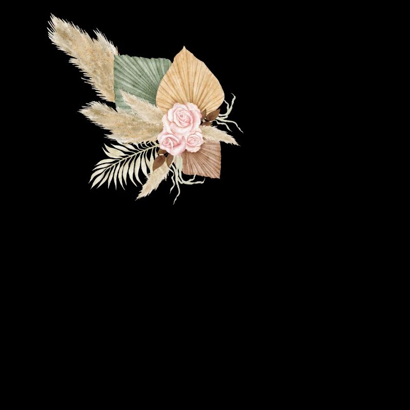 lettre P fleuris