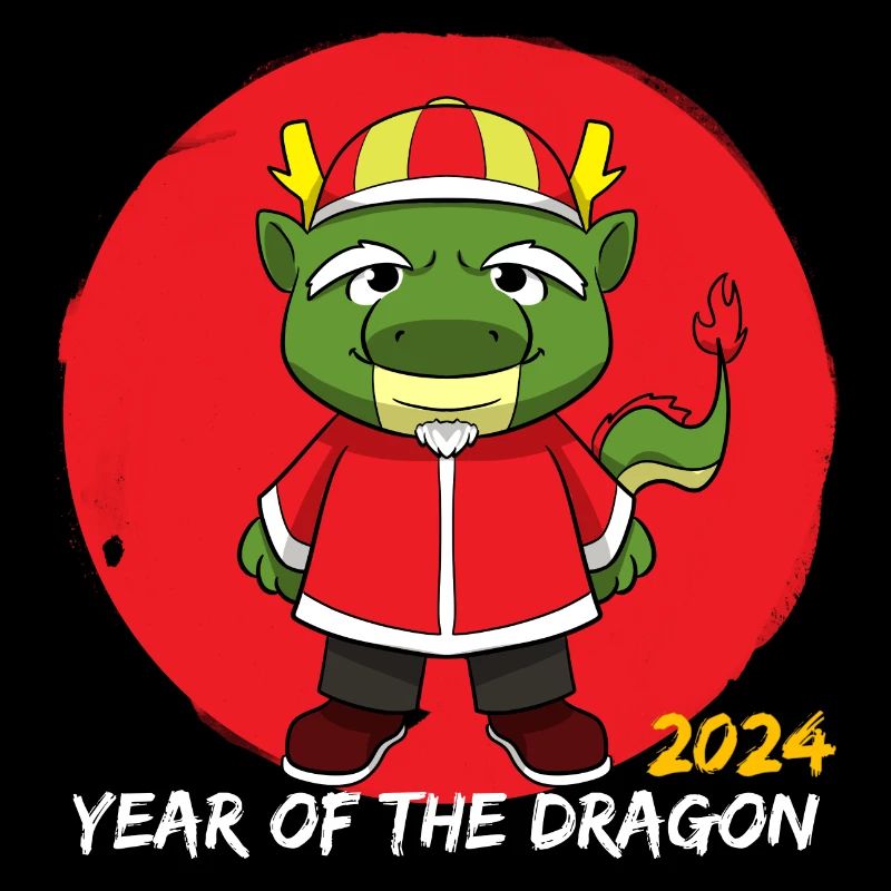 Chinesisches Neujahr Drache Vietnam I Geschenk