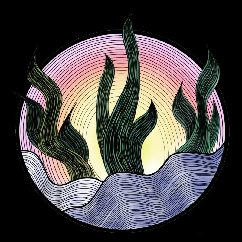 Pflanzen Line-Art
