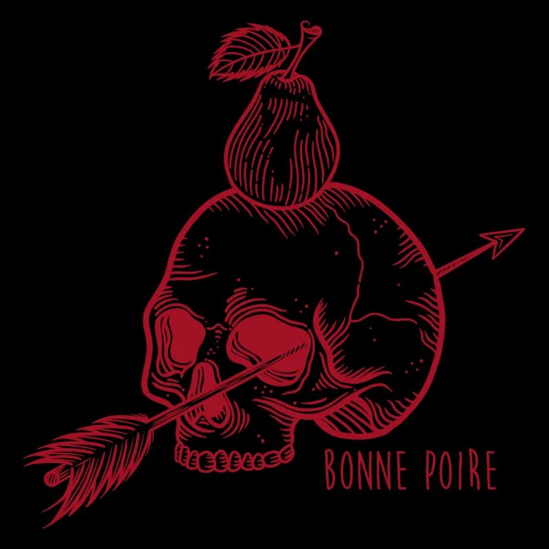 Skull Pear red