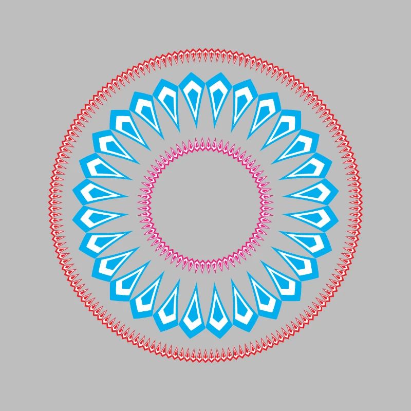Simple mandala design pattern