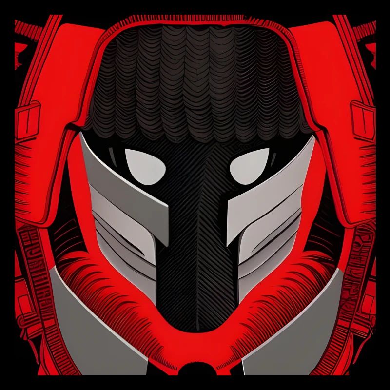 Anime character in a mask