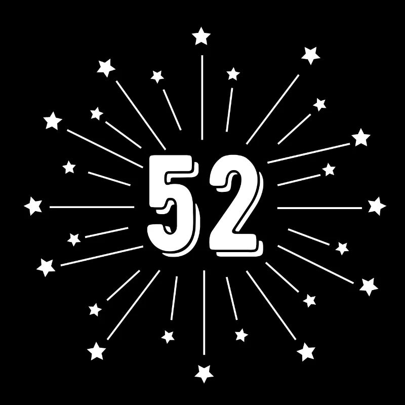 52nd Star-Spangled Anniversary - 52 Years Gift