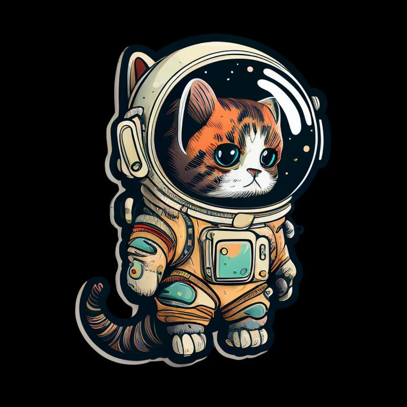 Meownaut astronaut cat for cat daddy
